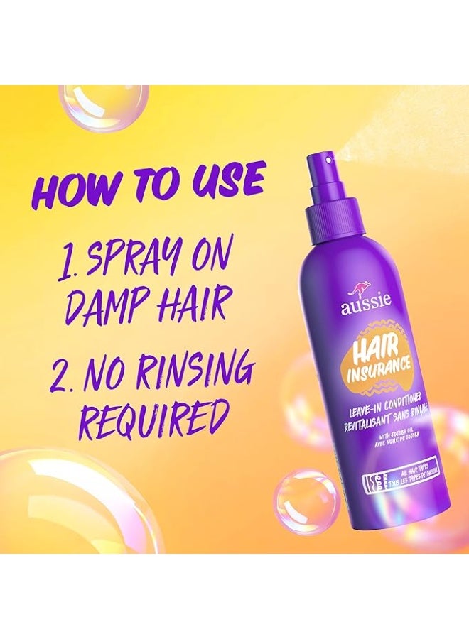 أوسي اوسي‏, Hair Insurance, Leave-In Conditioner with Jojoba Oil, All Hair Types, 8 fl oz (236 ml) - Image 4